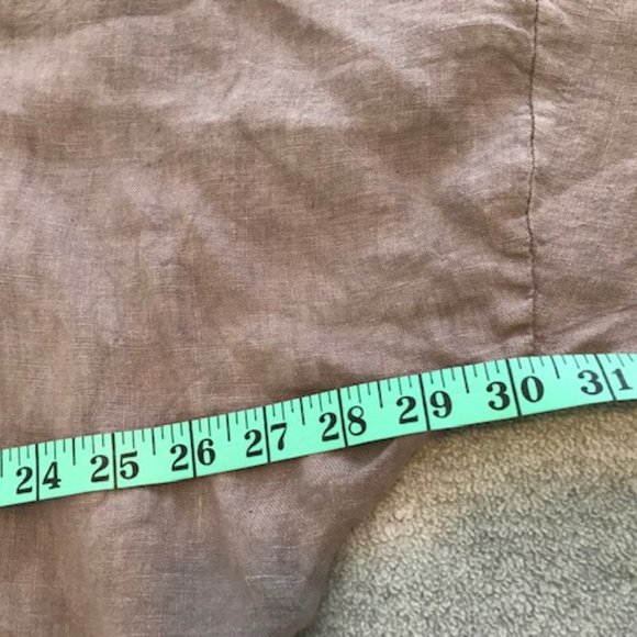 Taupe Linen Jacket Made in Italy ~ size L to XL - Picture 8 of 11